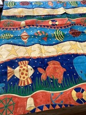 Curtains nautical fish for sale  RADSTOCK