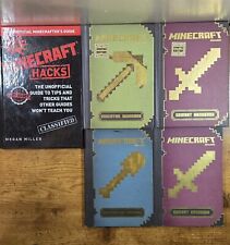 5 Pc. MINECRAFT Book Lot (Hard & Soft Cover), Handbooks & Hacks, Preowned comprar usado  Enviando para Brazil