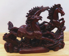 Sculpture horses running for sale  Heath Springs