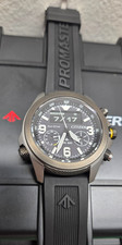 Usado, Citizen Promaster Land U822 Eco-Drive relógio mostrador preto pulseira de borracha JV1007-07E comprar usado  Enviando para Brazil