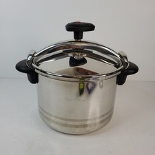 Usado, Panela de pressão Magefesa fogão top 8L/8,45 QT 18/10 aço inoxidável vintage comprar usado  Enviando para Brazil