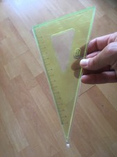 Zeichendreieck geometrie linea gebraucht kaufen  Fensterbach