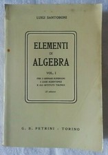 Elementi algebra vol. usato  Italia