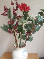 Seidenblumen tannenzweig kunst gebraucht kaufen  Hille