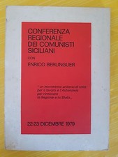 Libro conferenza regionale usato  Santa Ninfa