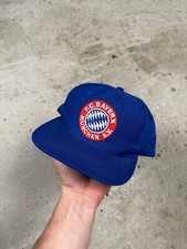Niebieska czapka Adidas x Bayern Monachium vintage lata 90. na sprzedaż  PL