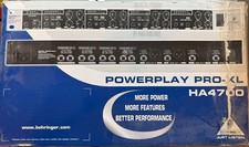Amplificadores de distribuição de fones de ouvido Behringer PowerPlay Pro-XL HA4700 4 canais comprar usado  Enviando para Brazil