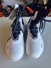 TÊNIS DE VÔLEI FEMININO UNDER ARMOUR branco e marinho tamanho 7 destaque ace 2.0 comprar usado  Enviando para Brazil