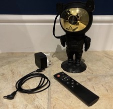 Pleshy Negro Astronauta Proyector Galaxia Cielo Luz Nocturna Nebulosa Lámpara LED con Control Remoto segunda mano  Embacar hacia Mexico