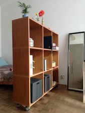 Libreria legno ruote usato  Torino