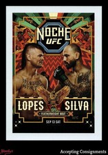 2025 Topps Now UFC Artist Fight Posters #NNO Noche UFC Diego Lopes vs Jean Silva comprar usado  Enviando para Brazil