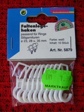 Faltenlegehaken stück unbenut gebraucht kaufen  Bremen