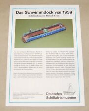 Schwimmdock dock 1959 gebraucht kaufen  Pattensen