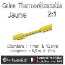 Gaine thermorétractable jaune d'occasion  France