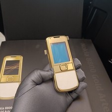 NOVO Nokia 8800 Gold Arte 8800e Capas Completas de Substituição de Couro Branco RARO comprar usado  Enviando para Brazil