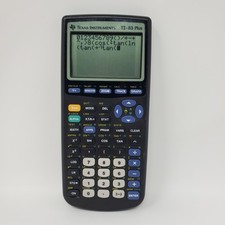 Calculadora gráfica Texas Instruments TI-83 Plus preta testada baterias incluídas, usado comprar usado  Enviando para Brazil