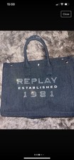 Replay denim bag for sale  SOUTHALL