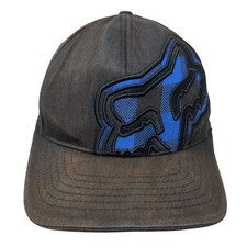 Usado, Boné de beisebol Fox Fitted preto médio leve bordado flexível 6 painéis comprar usado  Enviando para Brazil