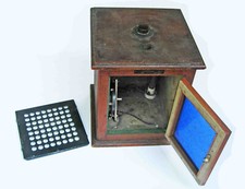 Estojo de madeira c1890s CHICAGO CIRÚRGICO & ELÉTRICO CO instrumento médico esterilizador comprar usado  Enviando para Brazil