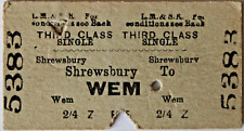 L.m. .r. shrewsbury for sale  BOURNEMOUTH