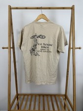 Usado, Camiseta Vintage Trek Bicicleta Casa de Gelo Bicicletas Viking Gráfica Bronzeada Tamanho M comprar usado  Enviando para Brazil