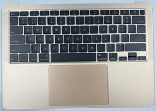 ✅ APPLE MACBOOK AIR 13" 2020 A2337 ESTOJO SUPERIOR DOURADO TECLADO APOIO PARA AS MÃOS CAIXA ABERTA ✅ comprar usado  Enviando para Brazil