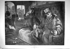 Old antique print for sale  UK