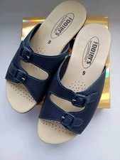 Ladies navy sandals for sale  SEATON