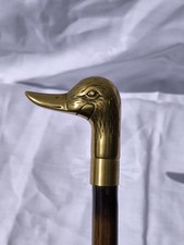 Spazierstock entenkopf messing gebraucht kaufen  Vogt