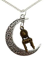 Silver necklace crescent for sale  SCARBOROUGH