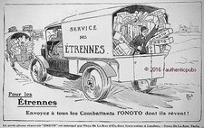 Publicite onoto stylo d'occasion  Cires-lès-Mello
