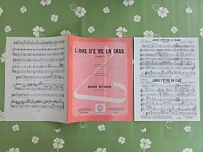 Partition chanson libre d'occasion  Bonny-sur-Loire