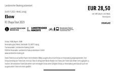 Ebow kozert karten gebraucht kaufen  Leipzig