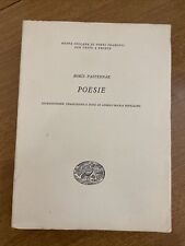 Pasternak poesie traduce usato  Messina