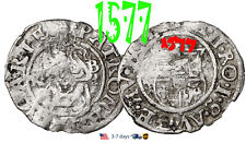 Denar Hungria 1577 Dinastia Habsburgo RUDOLF II, Moeda de Prata #19917 comprar usado  Enviando para Brazil