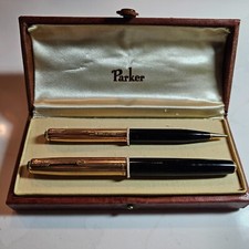 CONJUNTO DE CANETA-TINTEIRO E LÁPIS PARKER VACUMATIC IMPERIAL NA CAIXA ORIGINAL comprar usado  Enviando para Brazil