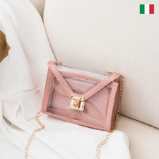 Borsa trasparente tracolla usato  Napoli