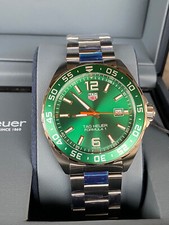 Usado, Tag Heuer 43mm Formula 1 relógio masculino data quartzo mostrador verde WAZ1017.BA0842 masculino comprar usado  Enviando para Brazil