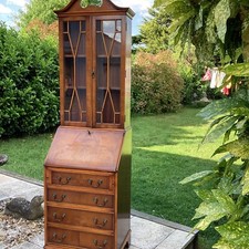 Vintage wooden bureau for sale  LONDON