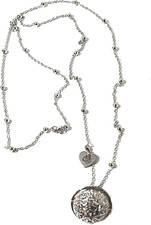 Collana donna acciaio usato  Roma