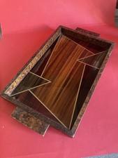 Antikes tablett holz gebraucht kaufen  Pockau