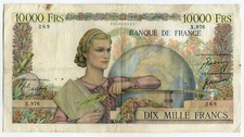 Billet 10000 francs d'occasion  Olemps
