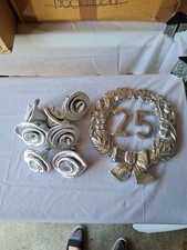 Deko silberhochzeit gelb gebraucht kaufen  Vienenburg