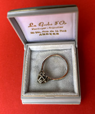 Bague blanc sertie d'occasion  Metz-