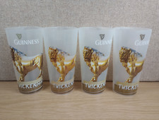 4x Guinness Twickenham Copos de Plástico Reutilizáveis Leão Dourado Rugby Pub Bar, usado comprar usado  Enviando para Brazil