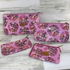 Carteira Starburst rosa fóssil *conjunto de 4* fazer bolsa bolsa com zíper ao redor   comprar usado  Enviando para Brazil