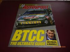 Autosport 1998 btcc for sale  CHESHAM