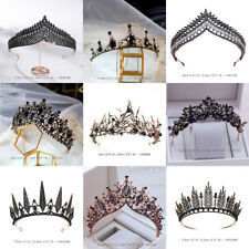 23 estilos preto cinza cristal rainha princesa tiara coroa casamento para mulheres comprar usado  Enviando para Brazil