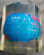 Vintage lucite globe for sale  WAKEFIELD