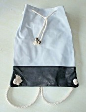 Sac cuir bleu d'occasion  Courville-sur-Eure